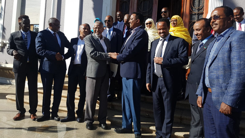 Signing of peace deal in Asmara, Eritrea